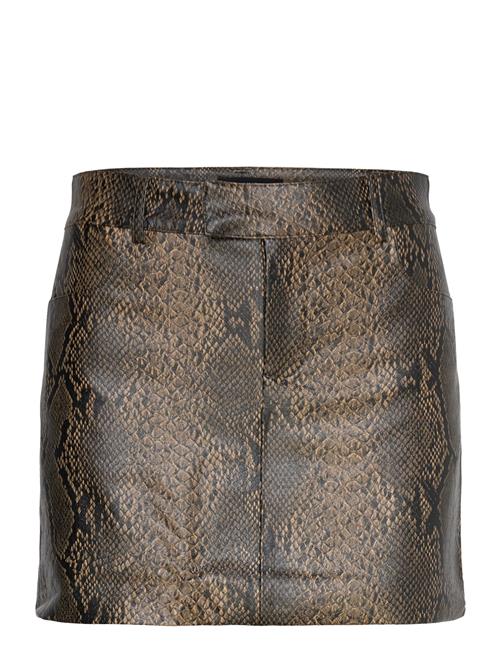Mango | Mini-Skirt With Animal-Print Effect | 36