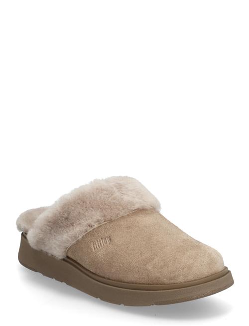 FitFlop | Gen-Ff Shearling-Collar Suede Slippers | EU42