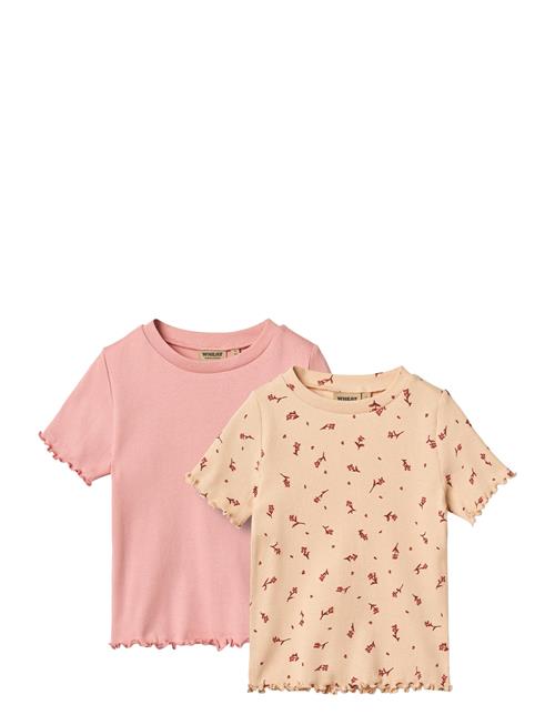 Wheat | 2 Rib T-Shirts S/S Alicia | 104