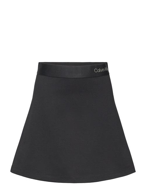 Calvin Klein | Logo Tape Flare Punto Skirt | 164