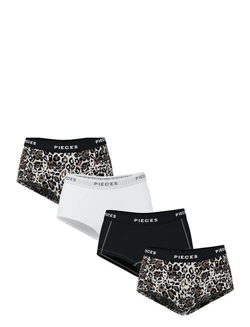 Pieces | Pclogo Lady 4 Pack Aop/Solid Noos Bc | S