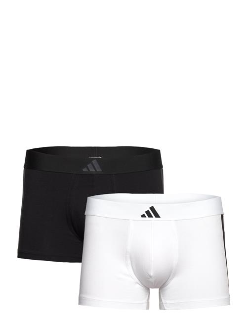 adidas Underwear | Low Rise Trunk (2Pk) - Active Flex Cotton 3 Stripes | L
