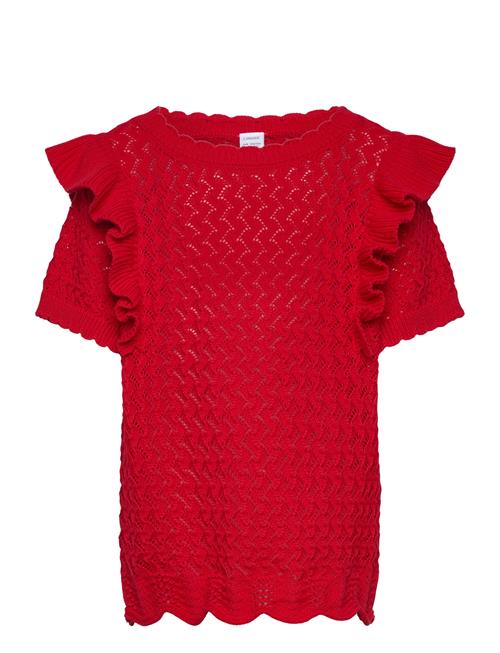 Lindex | Top Knitted With Flounce | 158/164