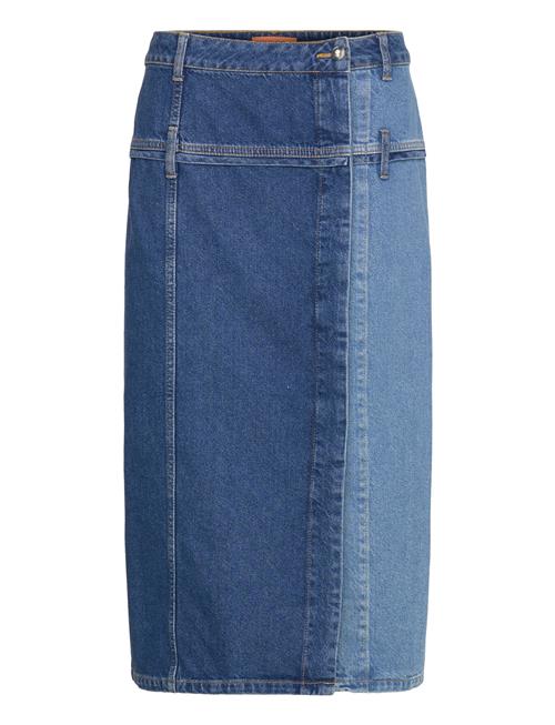 STINE GOYA | Denim Midi Skirt, 2301 Denim | XS