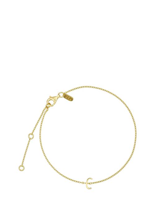 Design Letters | Archetype Bracelet - A-Z Gold Plated | L:21CM