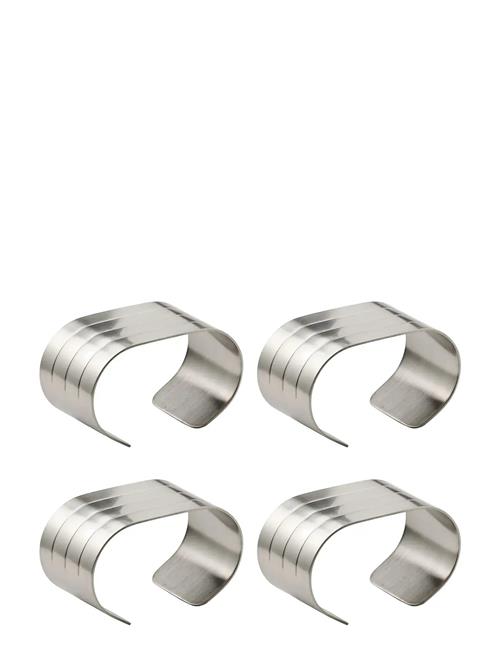 Aida | Raw Napkin Holder Matte Steel  4 Pcs Giftbox | ONE SIZE