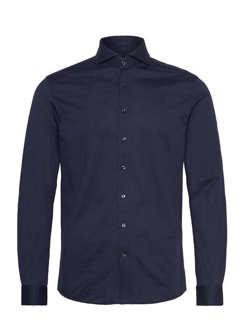 Lindbergh Black | Knitted Piqué Shirt L/S | M