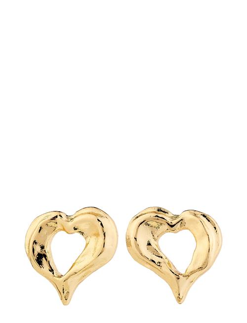 Pilgrim | Tide Heart Earrings Gold-Plated | ONE SIZE