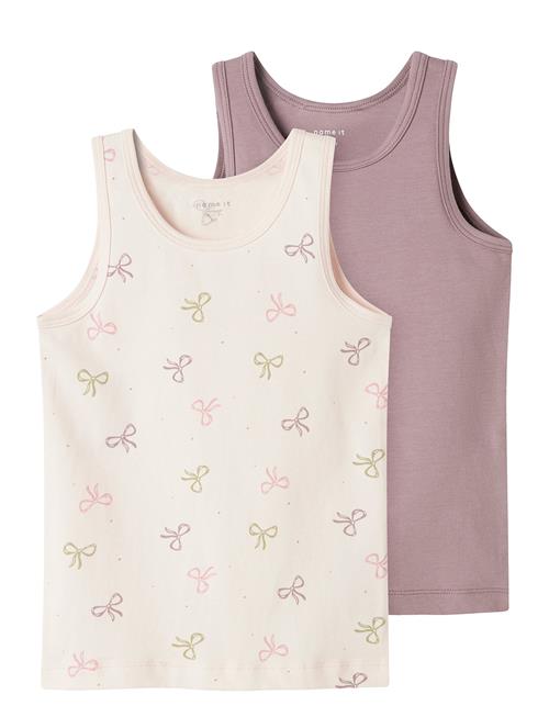 name it | Nmftank Top 2P Barely Pink Bow Noos | 86