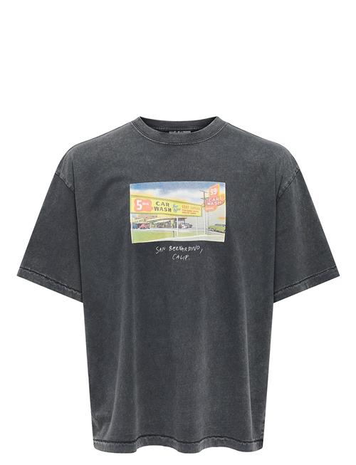 ONLY & SONS | Onsdevin Ovz Washed Ss Tee Vd | M