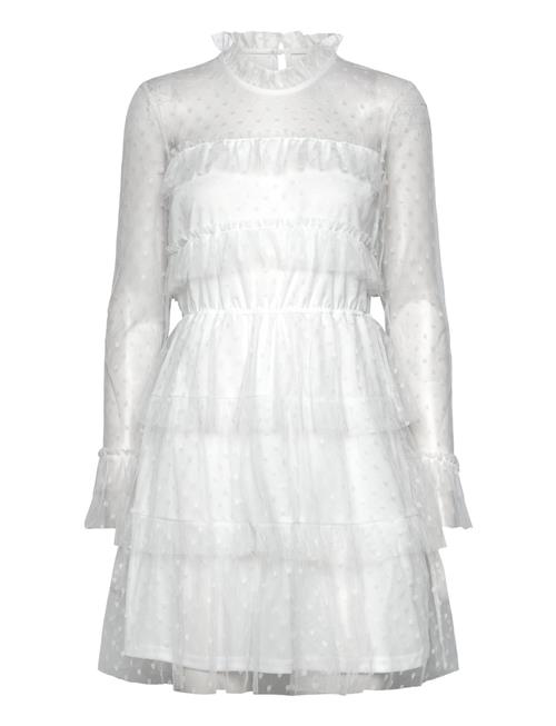 Bubbleroom | Rhoda Dotted Mesh L/S Dress | 40