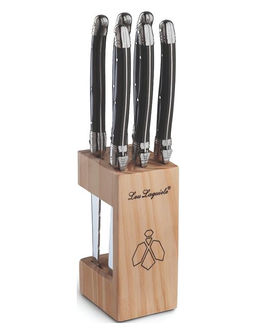 Lou Laguiole | Tradition Steak Knifes 6-Pcs Antracit | ONE SIZE