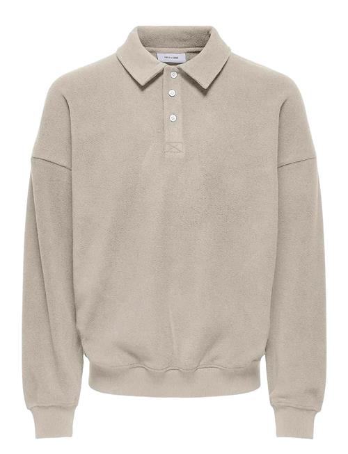 ONLY & SONS | Onsdominic Rlx Ls Rugby Sweat Vd | XS