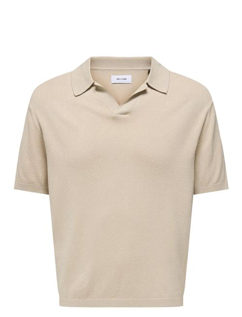 ONLY & SONS | Onsadrian Reg 12 Ss Contrast Polo Knit | L