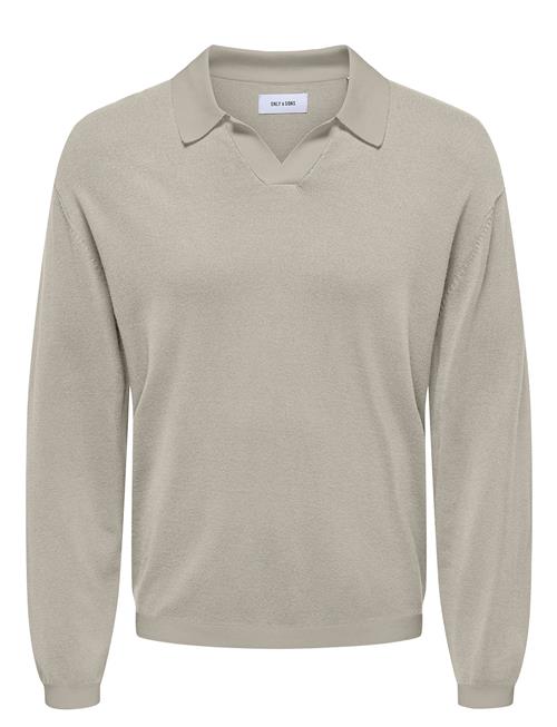 ONLY & SONS | Onsadrian Reg 12 Ls Contrast Polo Knit | XXL