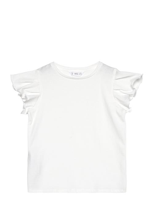 Mango | Short-Sleeved Ruffle T-Shirt | 128