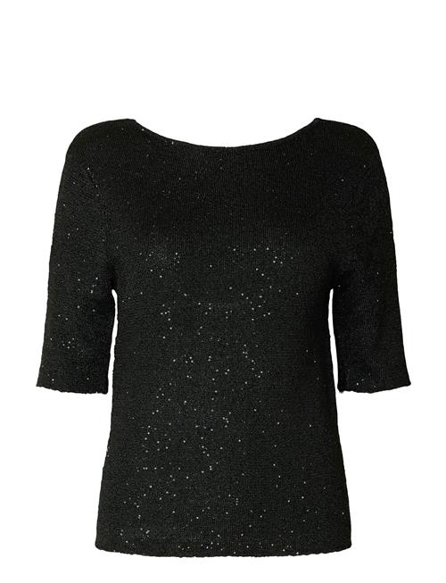 Selected | Slfjosie 2/4 Sequin Knit O-Neck Top | M
