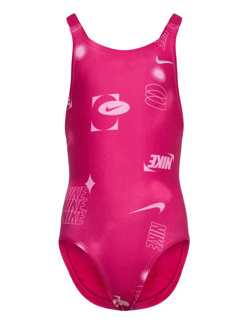 NIKE SWIM | Nike Hydrastrong Multi Print Fastback One Piece | 120-130