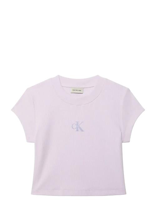 Calvin Klein Jeans | Monologo Baby Rib Tee | XS