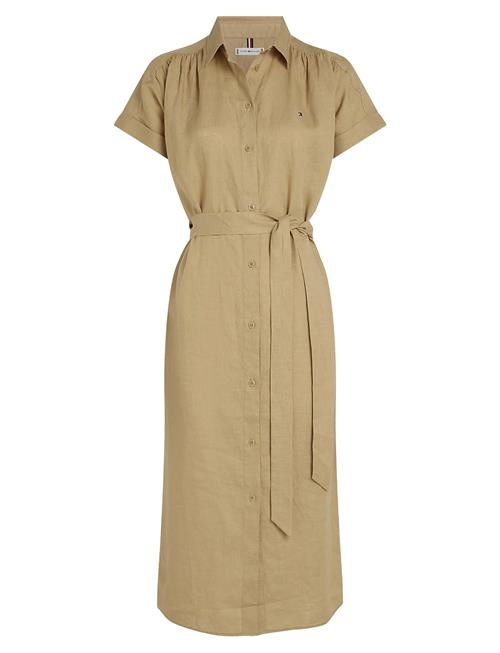 Tommy Hilfiger | Ess Linen S/S Midi Shirt Dress | 34