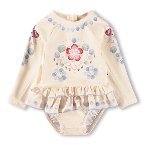 Molo Narice Badedragt Sea Shell Deco  Sea Shell Deco 74/80 cm  Creme  74/80 cm  kvinde