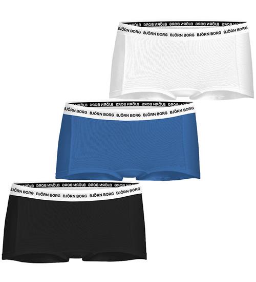 Björn Borg Boxershorts - 3-pak - Stretch - Sort/Blå/Hvid