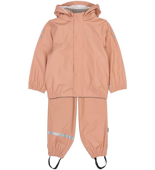 Mikk-Line Regntøj m. Seler - PU - Cafe Creme