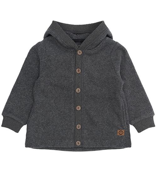 Mikk-Line Fleecetrøje - Anthracite Melange