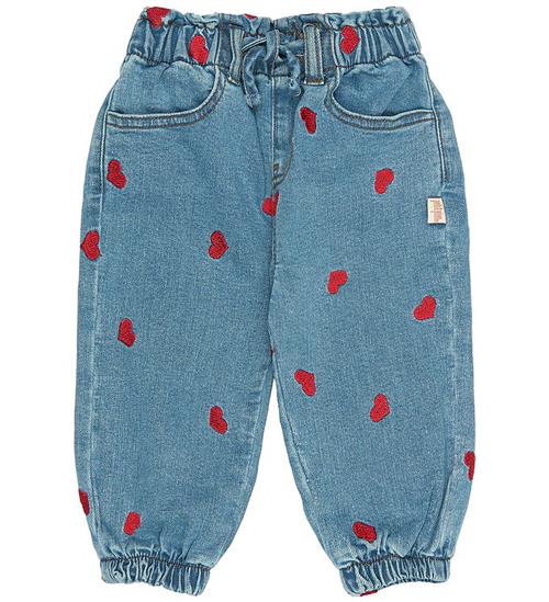 Petit Piao Jeans - PpEva - Light Blue Denim EMB