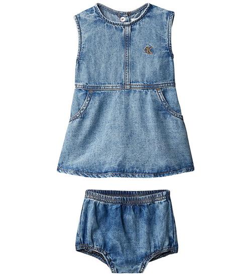 Calvin Klein Kjole - Denim - Dante Wash Multi