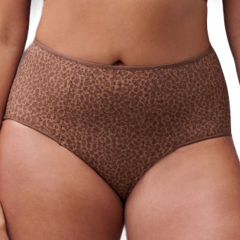 Chantelle Trusser EasyFeel Norah High Waist Brief Brun nylon 42 Dame