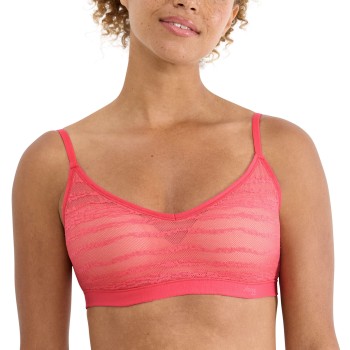 Sloggi BH FREE Evolve Lace Push-Up Bra Rosa Sloggi 01 Dame