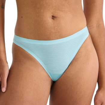 Sloggi Trusser ZERO Feel Air String Lyseblå polyamid Large Dame