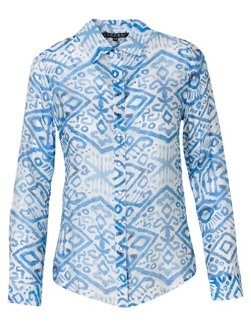 KOROSHI Bluse  blå / pastelblå