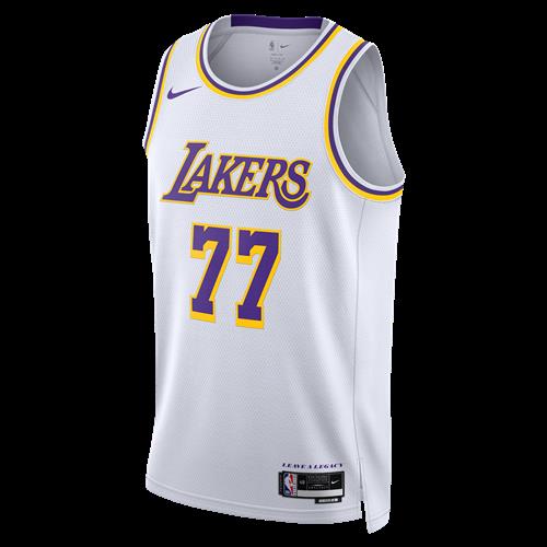 Los Angeles Lakers Association Edition-Nike Dri-FIT NBA Swingman-spillertrøje til mænd - hvid