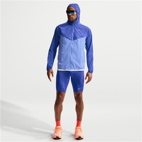 Nike Stride Dri-FIT-løbetights i halv længde til mænd - blå