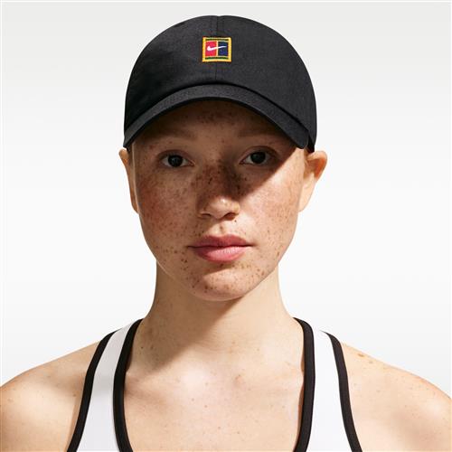 Ustruktureret Nike Club-kasket - sort