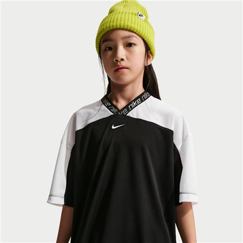 Nike Dri-FIT-spillertrøje til større børn (piger) - sort