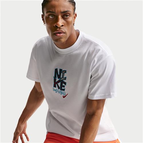 Nike Basketball-T-shirt til mænd - hvid