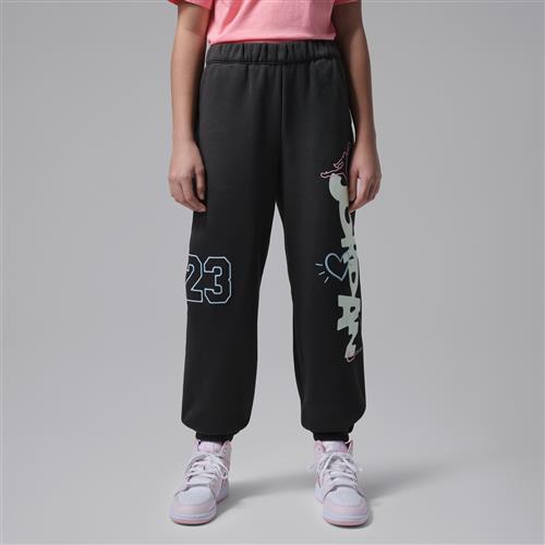 Jordan Love is in the Air-fleecebukser til større børn - sort