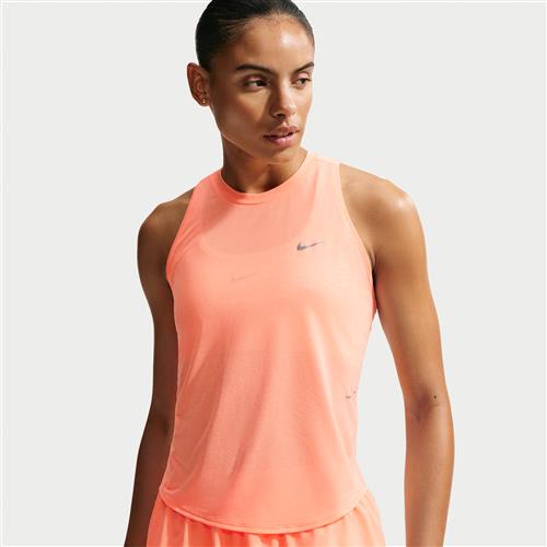 Nike Swift Breathe Dri-FIT-løbetanktop til kvinder - Orange