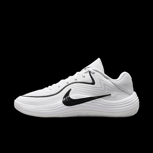 Nike Precision 8 Low-basketballsko til mænd - hvid