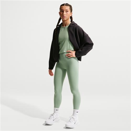 Højtaljede Nike MAVN Dri-FIT-leggings til piger - grøn