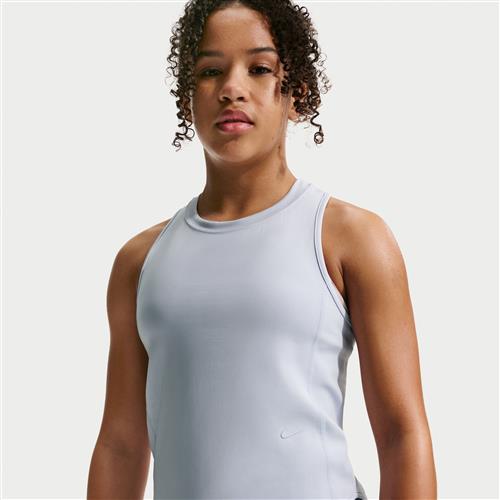 Maskinstrikket Nike MAVN Dri-FIT-tanktop til piger - grå