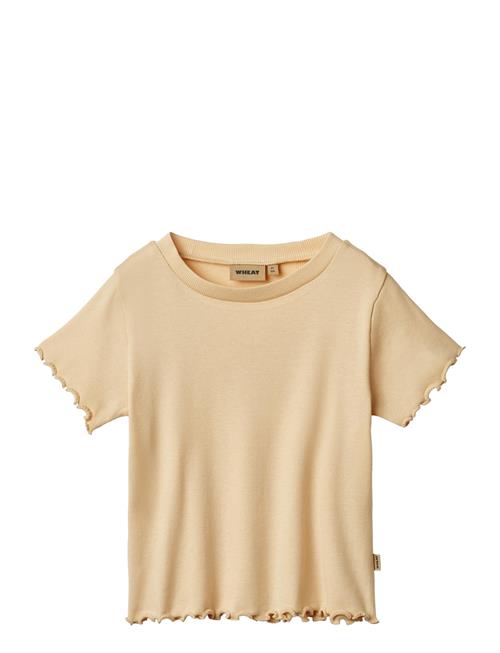 Wheat | Rib T-Shirt S/S Irene | 116