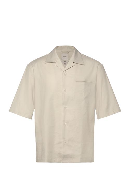 Calvin Klein | Ss Linen Lyocell Camp Relaxed Sh | XXL