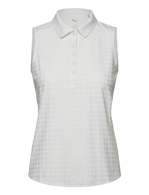 PUMA Golf | W Houndstooth Sl Polo | S