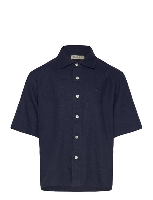 GANT | Cotton Linen Ss Shirt | 146-152