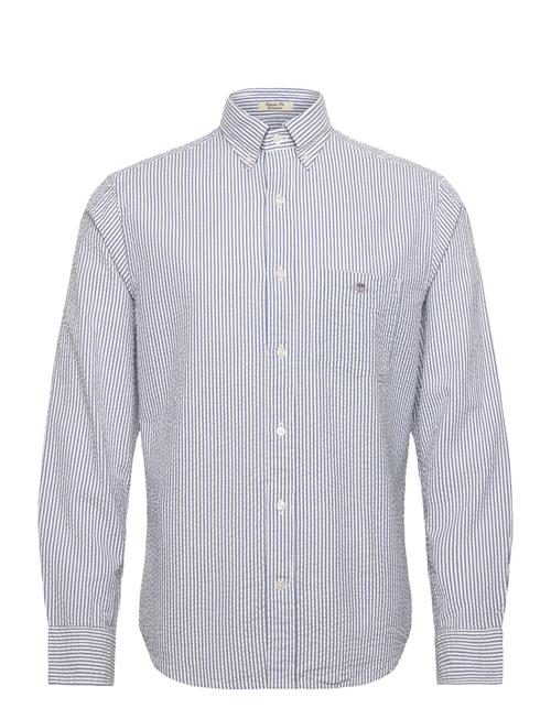 GANT | Reg Seersucker Stripe Shirt | L