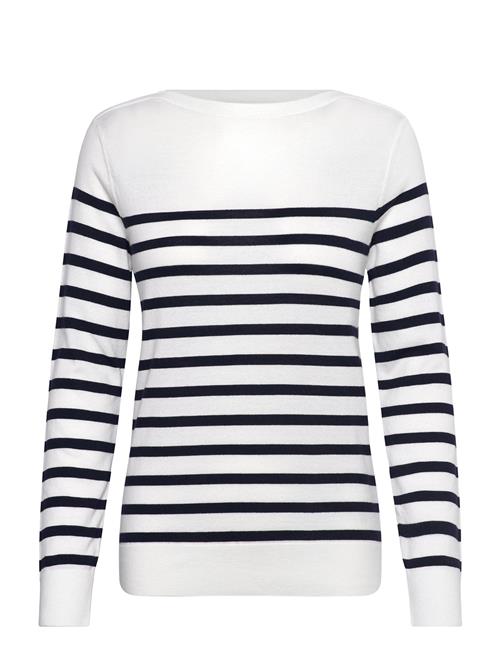 GANT | Fine Knit Striped Boat Neck | S